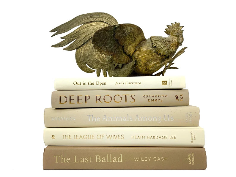 Bundle of Beige Ivory off White Decorative Books  Staging | Etsy | Etsy (US)