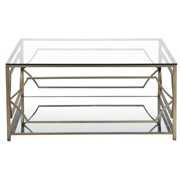 Floor Shelf Coffee Table with Storage | Wayfair North America