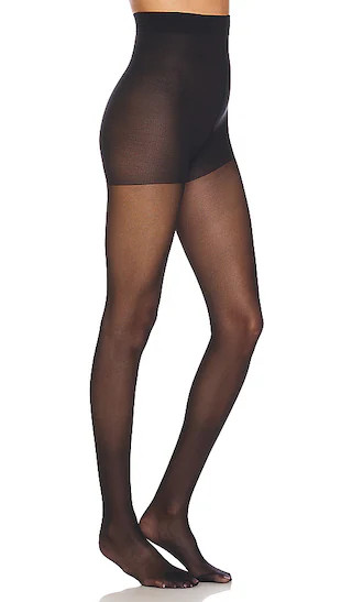 Stretch Control Tights in Black | Revolve Clothing (Global)