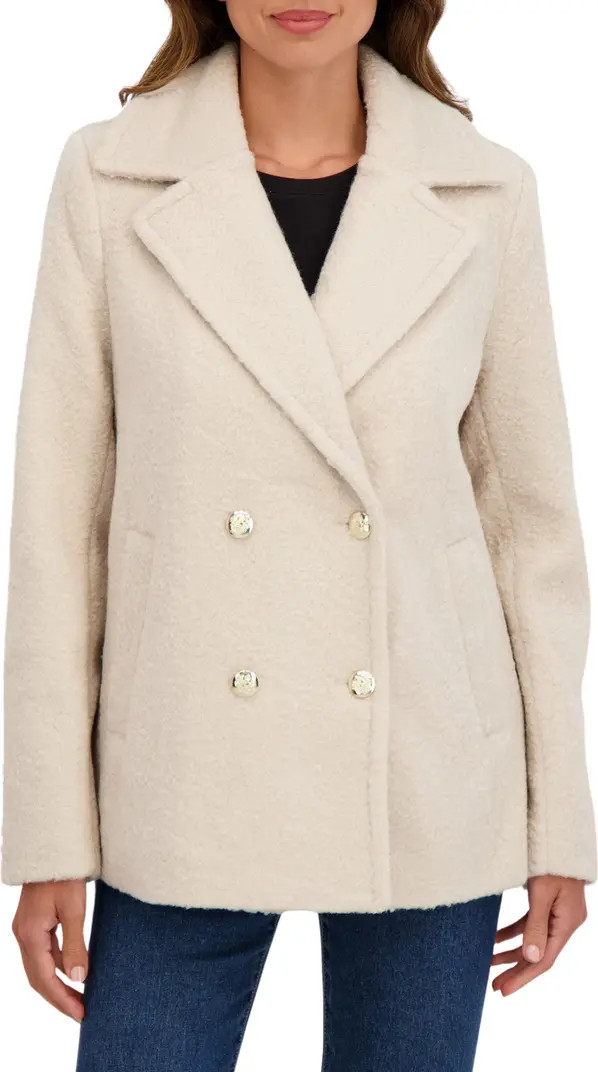 Bouclé Peacoat | Nordstrom Rack