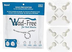 Wad-Free Bed Sheet Detangler Reduces Laundry Tangles - As Seen on Shark Tank, Made in USA | Amazon (US)