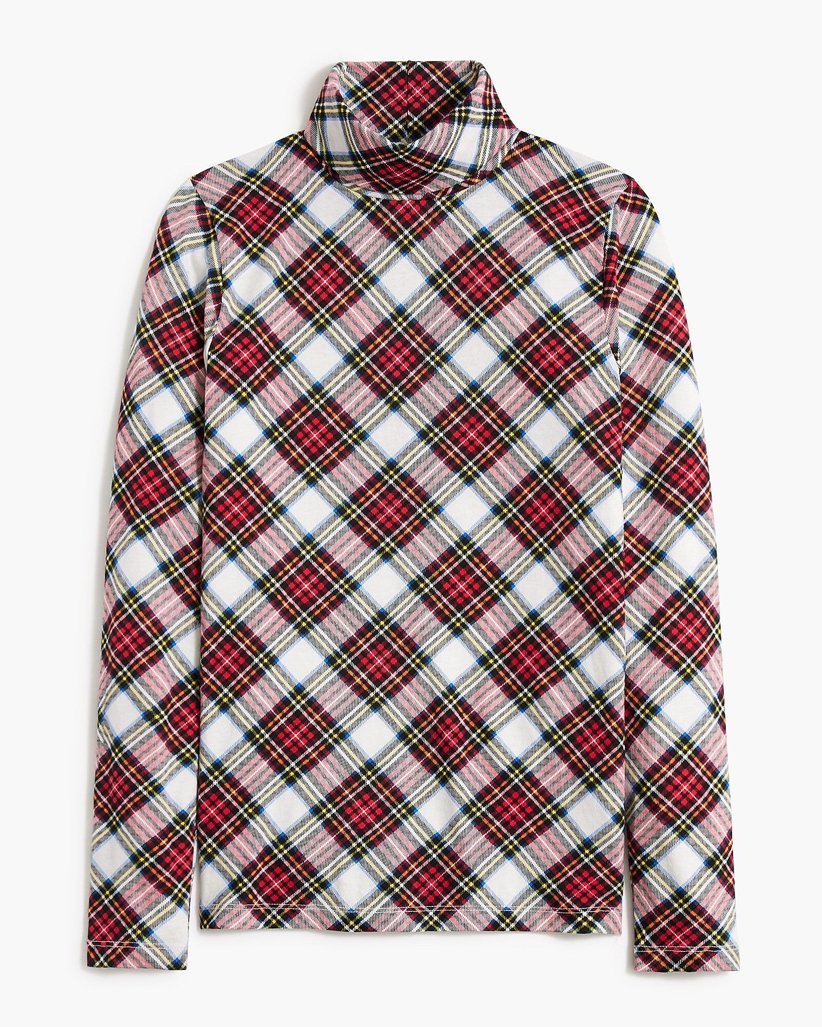 Printed tissue turtleneck | J.Crew Factory