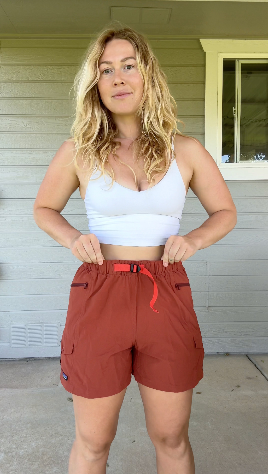 Everyday Outdoor Short by @patagonia

Fit:
• They run a half size small! If you have a bigger booty, they are a bit tricky to get over it BUT once you do, they fit AMAZING. Note: if you’re wearing in the water, they do STRETCH. So plan accordingly. 9/10

Size:
• XL (I could have gotten a L but I wanted a baggier option) 

 