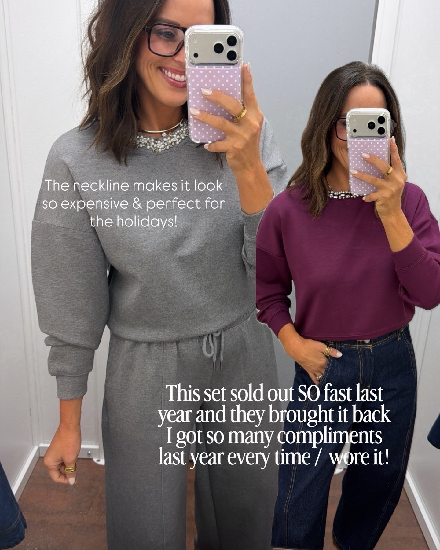Walmart is KILLING it with the elevated loungewear🍷 this scuba knit set with the rhinestone neckline is SO cute and looks way more expensive than it is! Wearing an XS.

#WalmartFinds #WalmartFashion #WalmartStyle #WalmartClothing #ScubaKnit #MatchingSet #FallFashion #FallStyle #AffordableFashion #LTKCreator #LTKFashion

#LTKootd