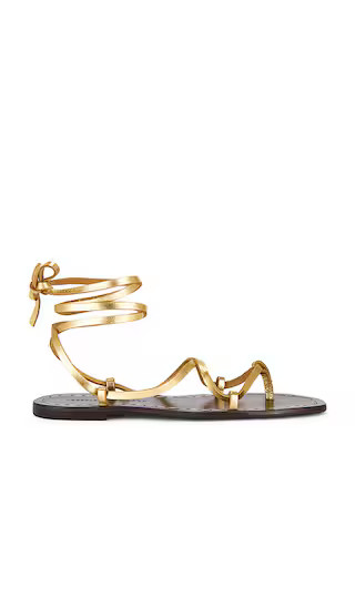 Lianna Sandal in Gold Vachetta | Revolve Clothing (Global)