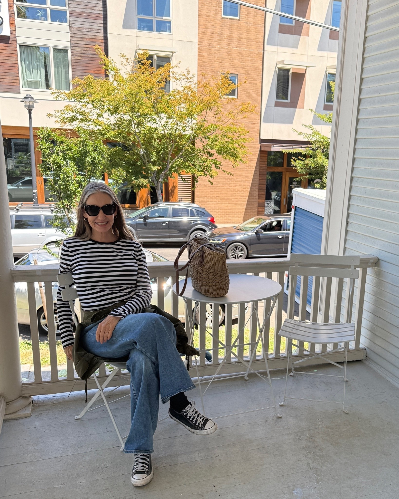 Travel outfit … #casualootd #sightseeing #comfortablejeans #stripes

#LTKdayinmylife #LTKOver40 #LTKTravel