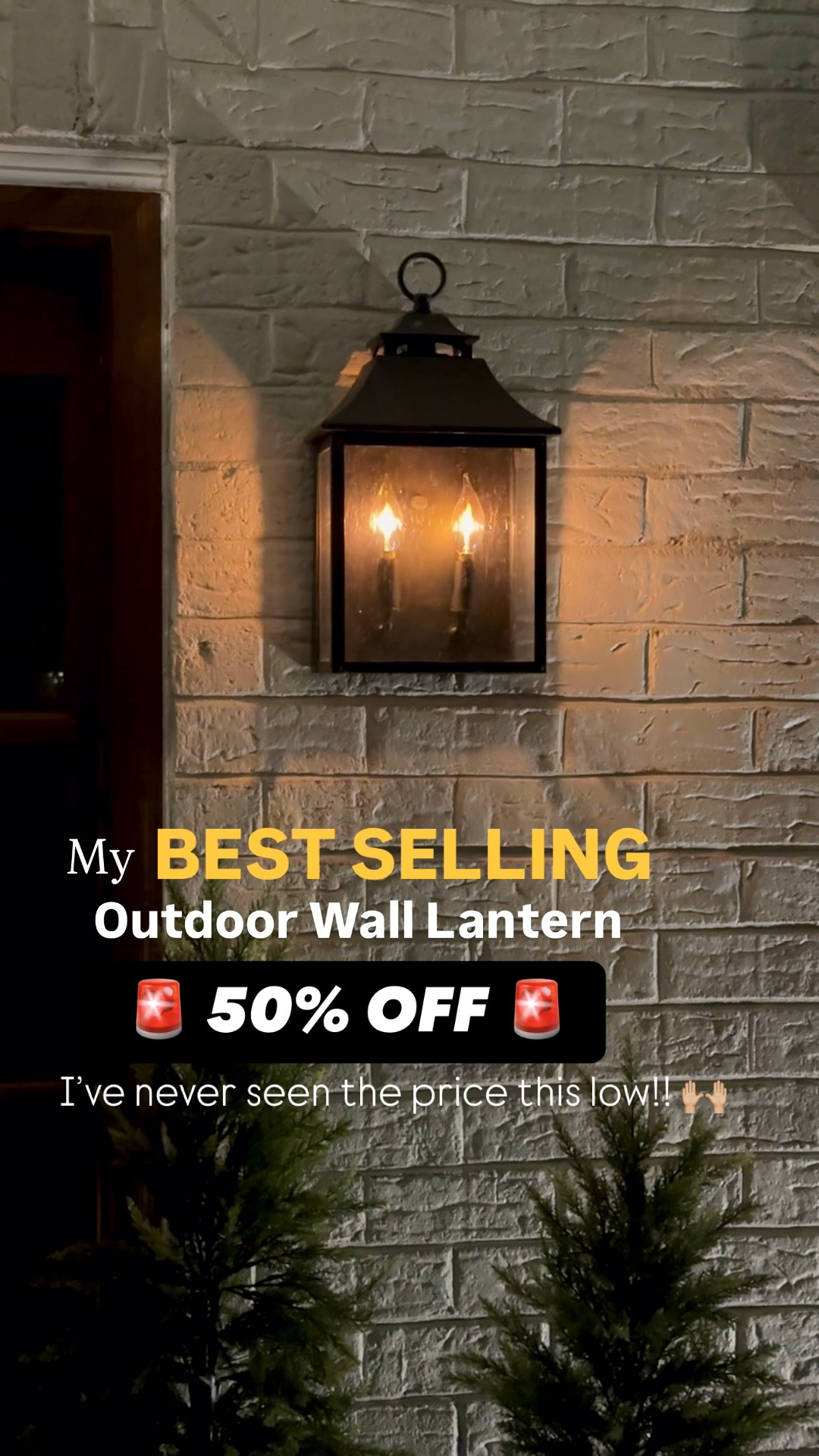 Wayfair outdoor wall lantern, black outdoor sconce, exterior lighting, porch light, outdoor wall light, modern farmhouse lighting, traditional outdoor lighting, Amazon flickering flame bulbs, flame effect light bulbs, LED flame bulbs, flickering candle bulbs, cozy exterior lighting, front porch lighting, outdoor lighting finds, affordable home finds, curb appeal, exterior home decor

#LTKSaleAlert #LTKHome #LTKSeasonal