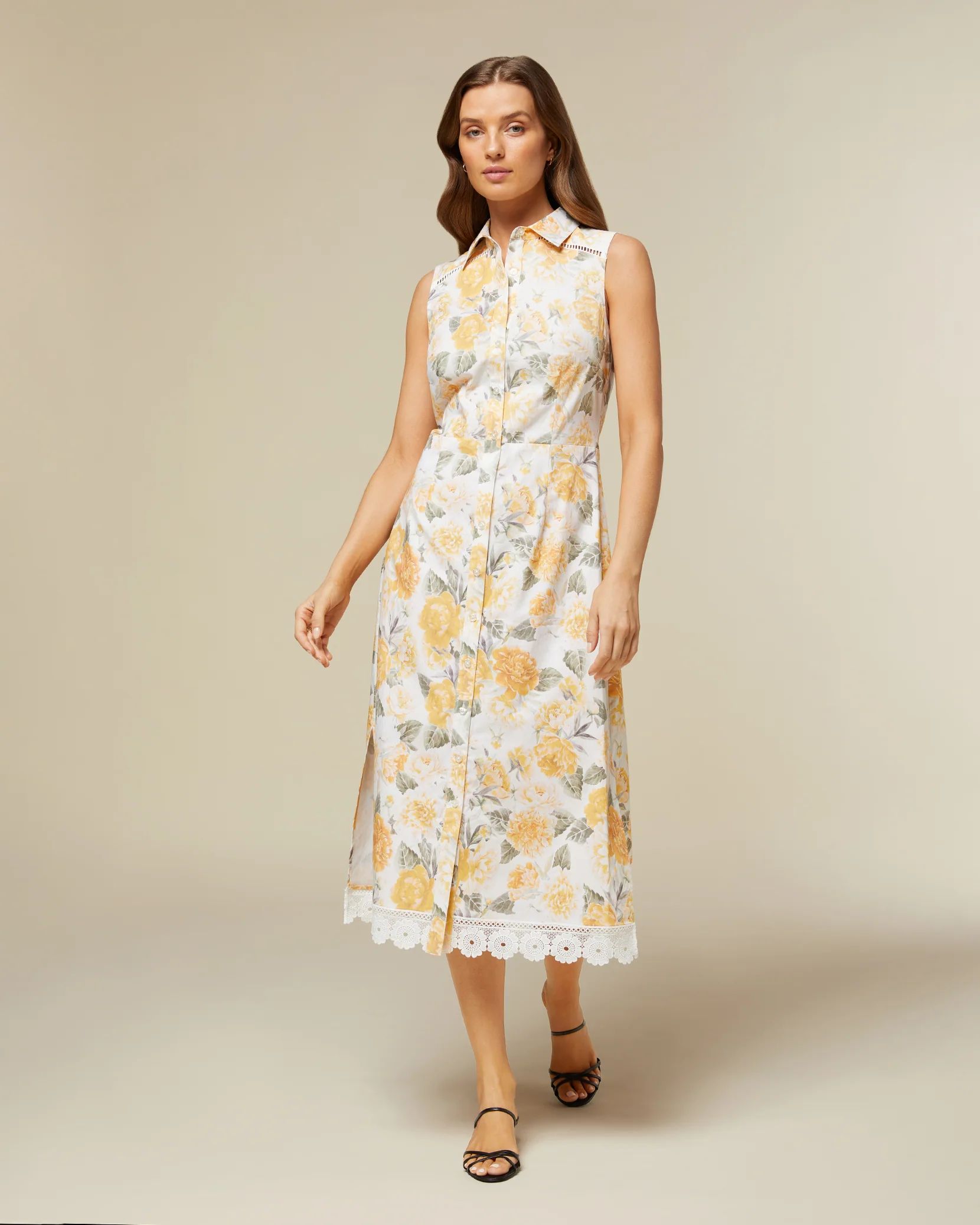 Sleeveless Shirt Dress | Rachel Parcell