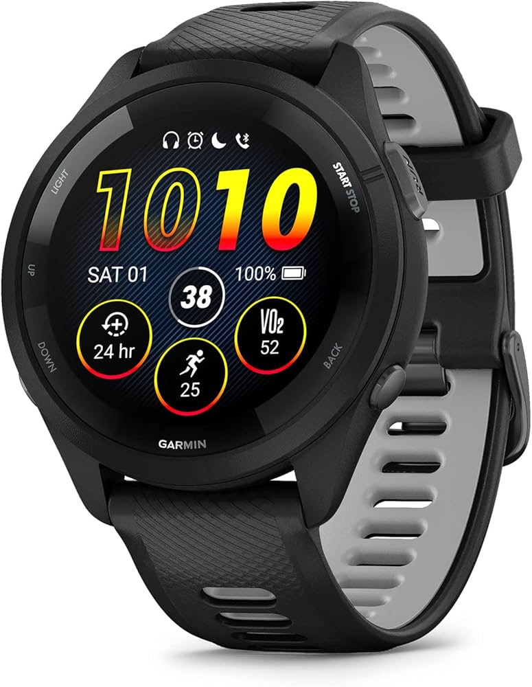 Garmin Forerunner 265 Running Smartwatch, Colorful AMOLED Display, Training Metrics and Recovery ... | Amazon (US)