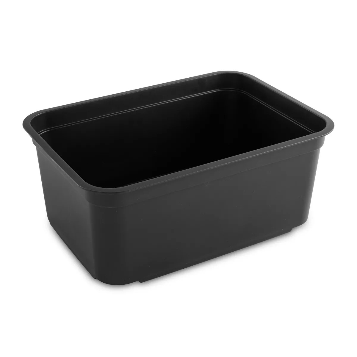 Folio Heavy Duty Storage Bin - Brightroom™: Black Plastic, Stackable, Portable, Universal Stora... | Target