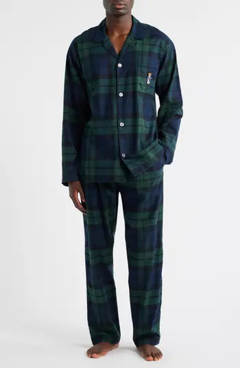 Polo Ralph Lauren Plaid Cotton Flannel Pajamas | Nordstrom | Nordstrom