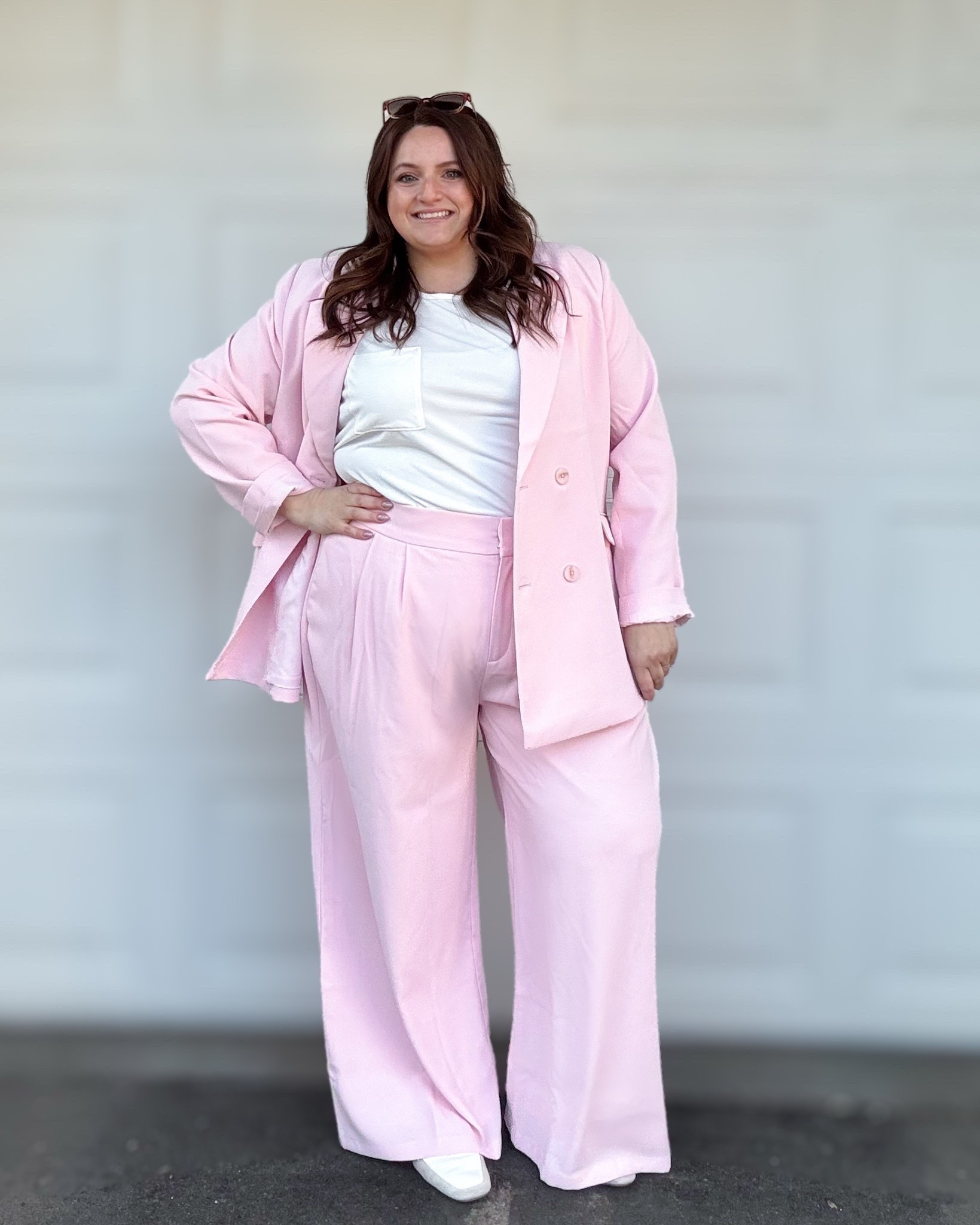 I’m not over this suit moment 💕 I love that it lets me show my personality while still being business professional. And a bonus? It also comes in blue  

#LTKootd #LTKPlusSize #LTKMidsize