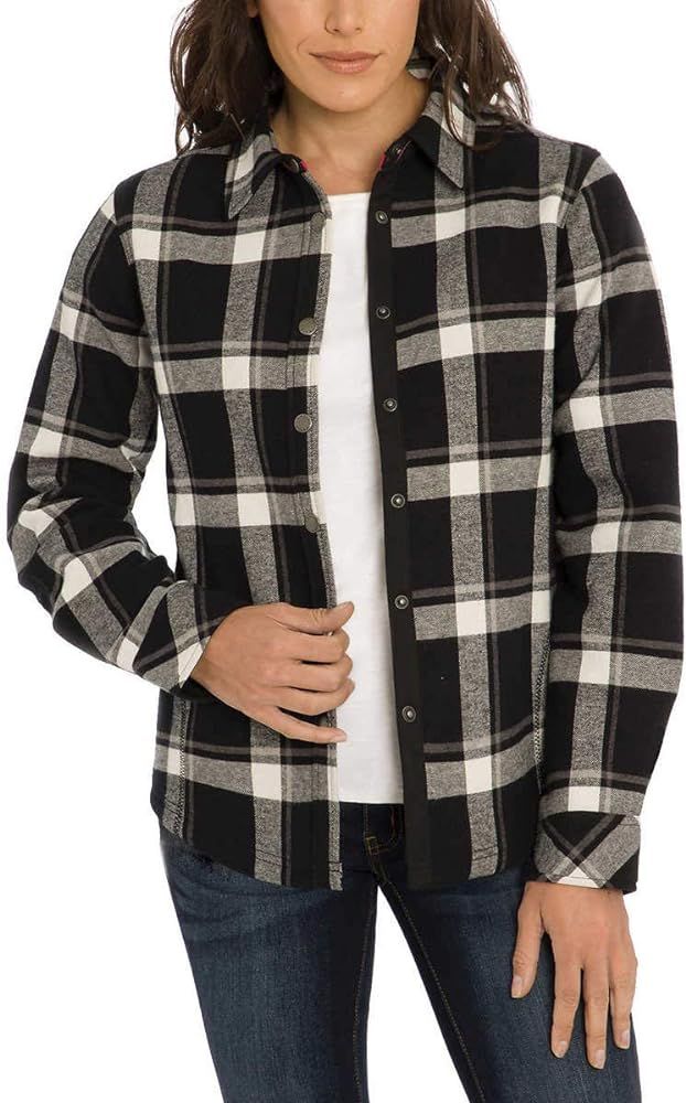 Orvis Womens Fleeced Lined Flannel Pinnacle Shirt Jacket | Amazon (US)