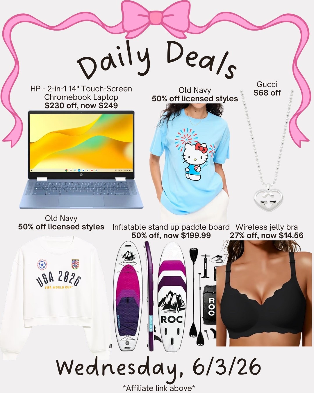Daily deals

#LTKSaleAlert #LTKSeasonal #LTKMidsize