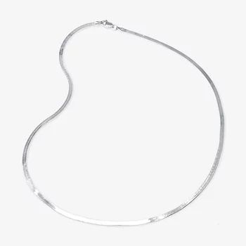 Silver Treasures Made in Italy Sterling Silver 16-30" Herringbone Chain Necklace | JCPenney