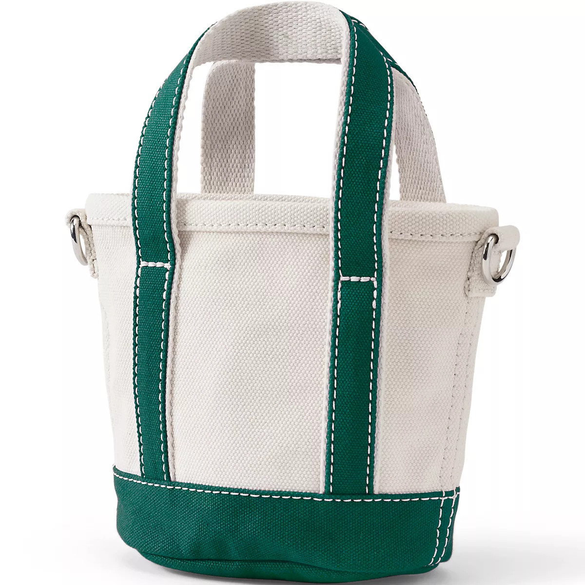 Mini Natural Open Top Canvas Tote Bag | Lands' End (US)