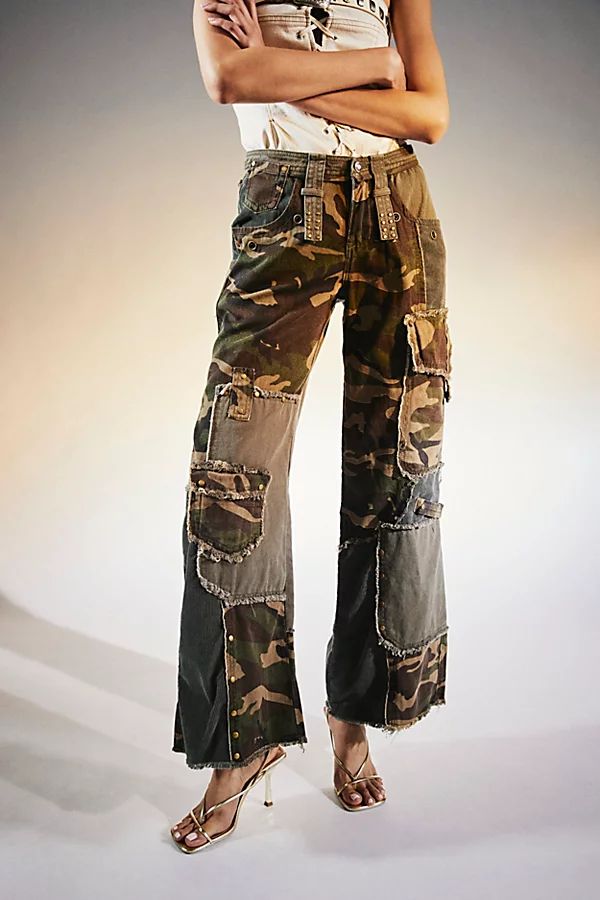 Jaded London Magna Distressed Camo Jean | Urban Outfitters (US and RoW)