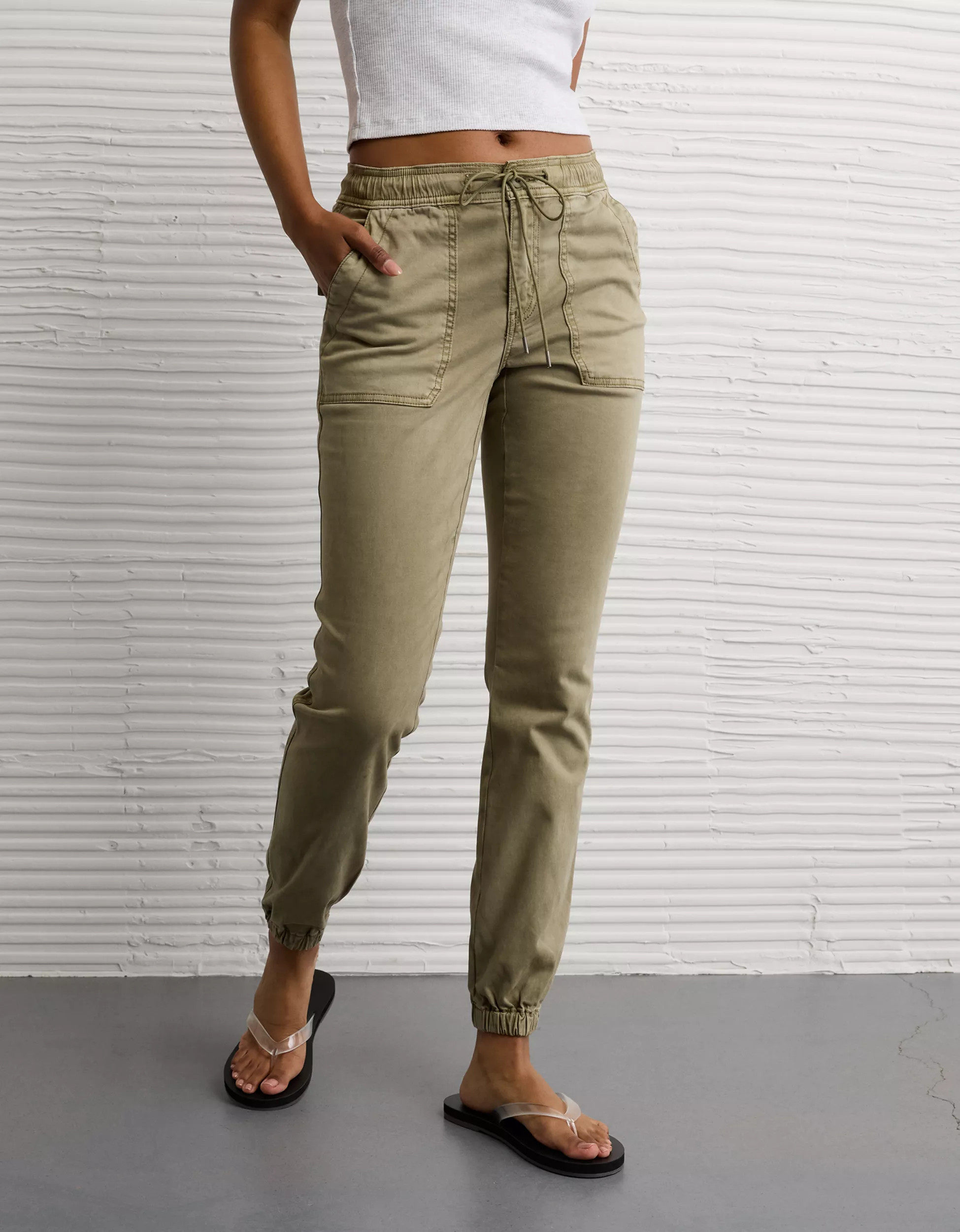 AE Stretch High-Waisted Jegging Jogger | American Eagle Outfitters (US & CA)