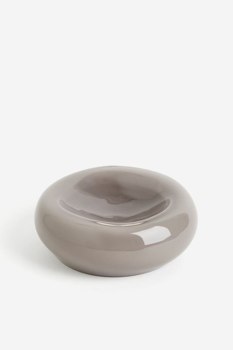 Shiny Glass Bowl - Taupe - Home All | H&M US | H&M (US + CA)