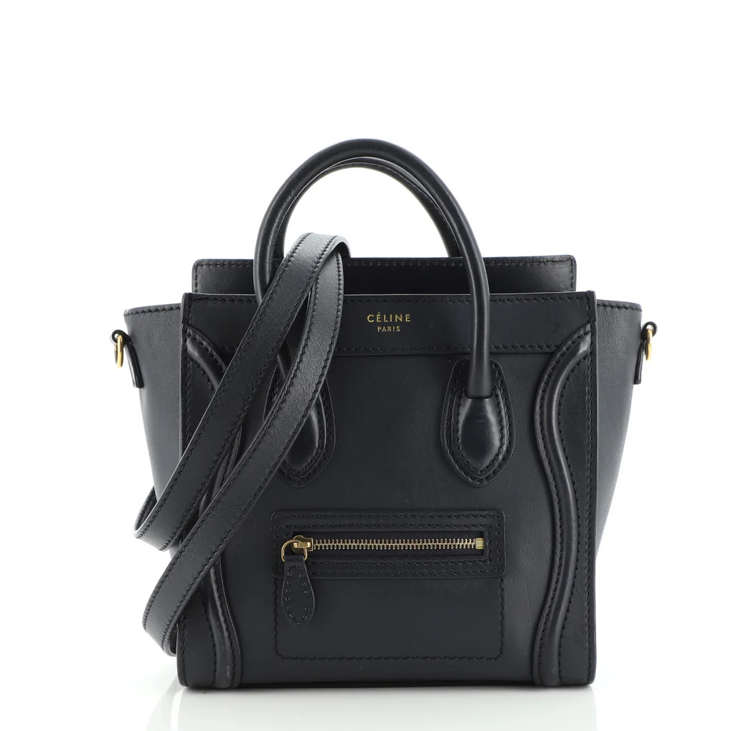 Luggage Bag Smooth Leather Nano | Rebag