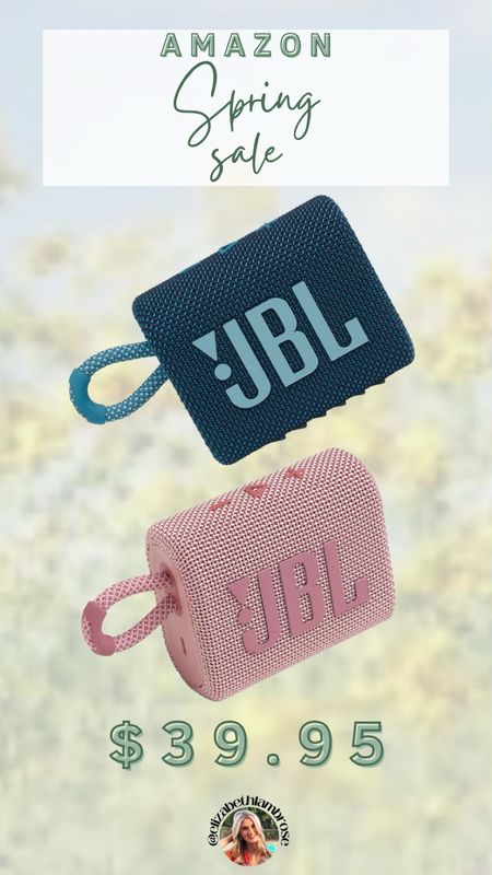 AMAZON SPRING SALE
found these super cute bluetooth speakers for under $40!
super good price especially for this brand!

jbl | speaker | bluetooth | beach | essentials | amazon | spring | sale

#LTKsalealert #LTKU #LTKparties