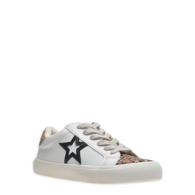 Time and Tru Women’s Fashion Casual Low Star Sneakers | Walmart (US)