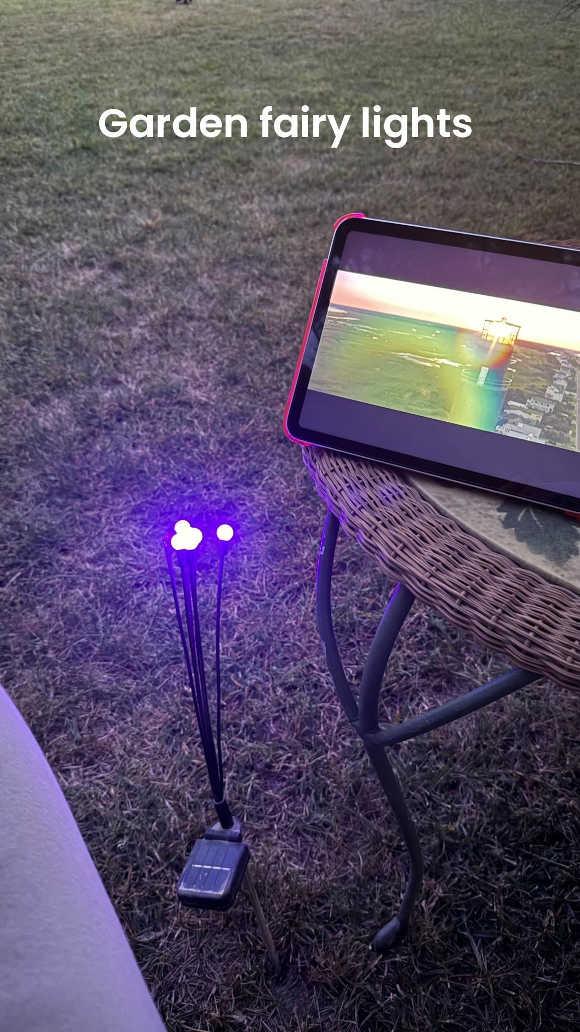 These cutesy garden fairy lights come in multiple color options like white, green and purple, and you can put these anywhere!!! They come in packs of 4 or so.. 

#LTKSaleAlert #LTKSeasonal #LTKHome