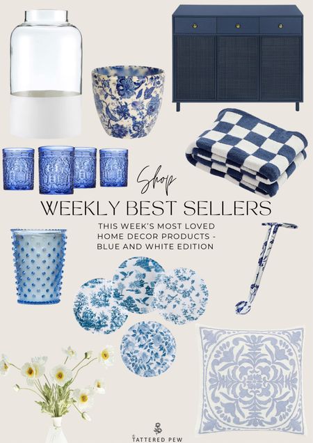 Shop this week’s most-loved blue and white home decor products from Amazon! 

Blue and white decor, checkered throw blanket, blue and white plate set, blue vintage glass set, blue and white throw pillow, white spring florals, candle wick cutter, blue rattan side cabinet, hobnail candle, white glass vase, blue and white vintage flower pot  

#LTKFind #LTKhome #LTKstyletip