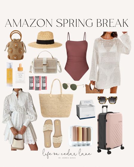 Amazon Finds- spring break must haves! Check out these finds for your upcoming spring break trip! 

#swimsuit #coverup #luggage #beachtrip



#LTKfindsunder50 #LTKswim #LTKtravel