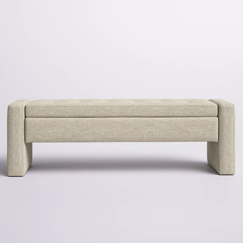 Anthonique Fabric Upholstered Storage Ottoman, Storage Bench | Wayfair North America
