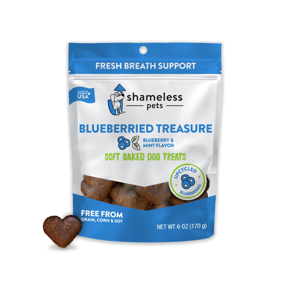 Shameless Pets Blueberried Treasure Soft-Baked Dog Treats | Grove