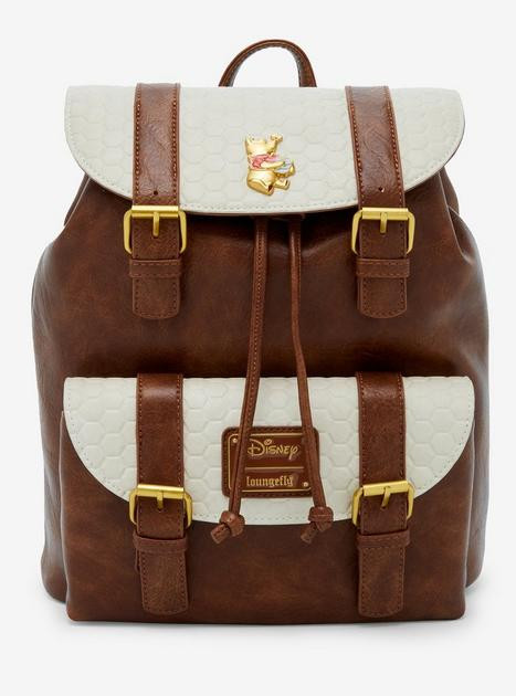Loungefly Disney Winnie the Pooh Honeycomb Flap Mini Backpack - BoxLunch Exclusive | BoxLunch