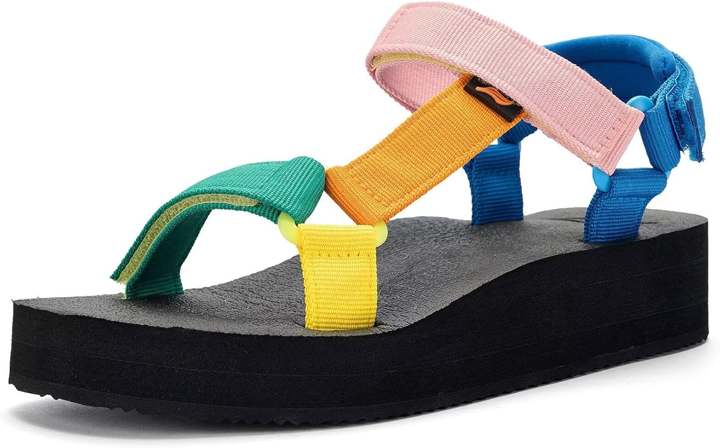 Women's Platform Sandals Casual Adjustable Shoes with Arch Support Yoga Mat Insole Light Weight F... | Amazon (US)