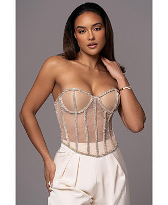 Limited Edition Rhinestone Crystal Corset | Macy's
