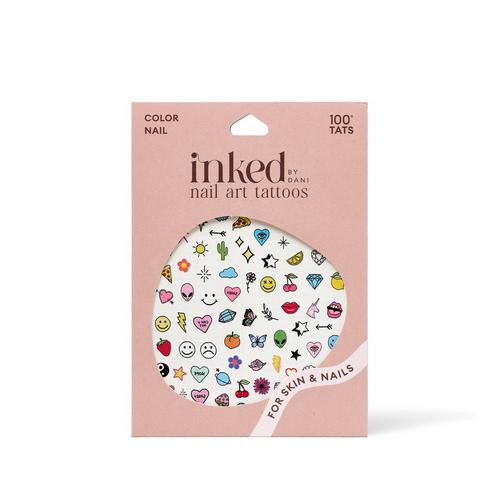 Color Nail Art Temporary Tattoo Pack - Inked by Dani | Ulta Beauty | Ulta