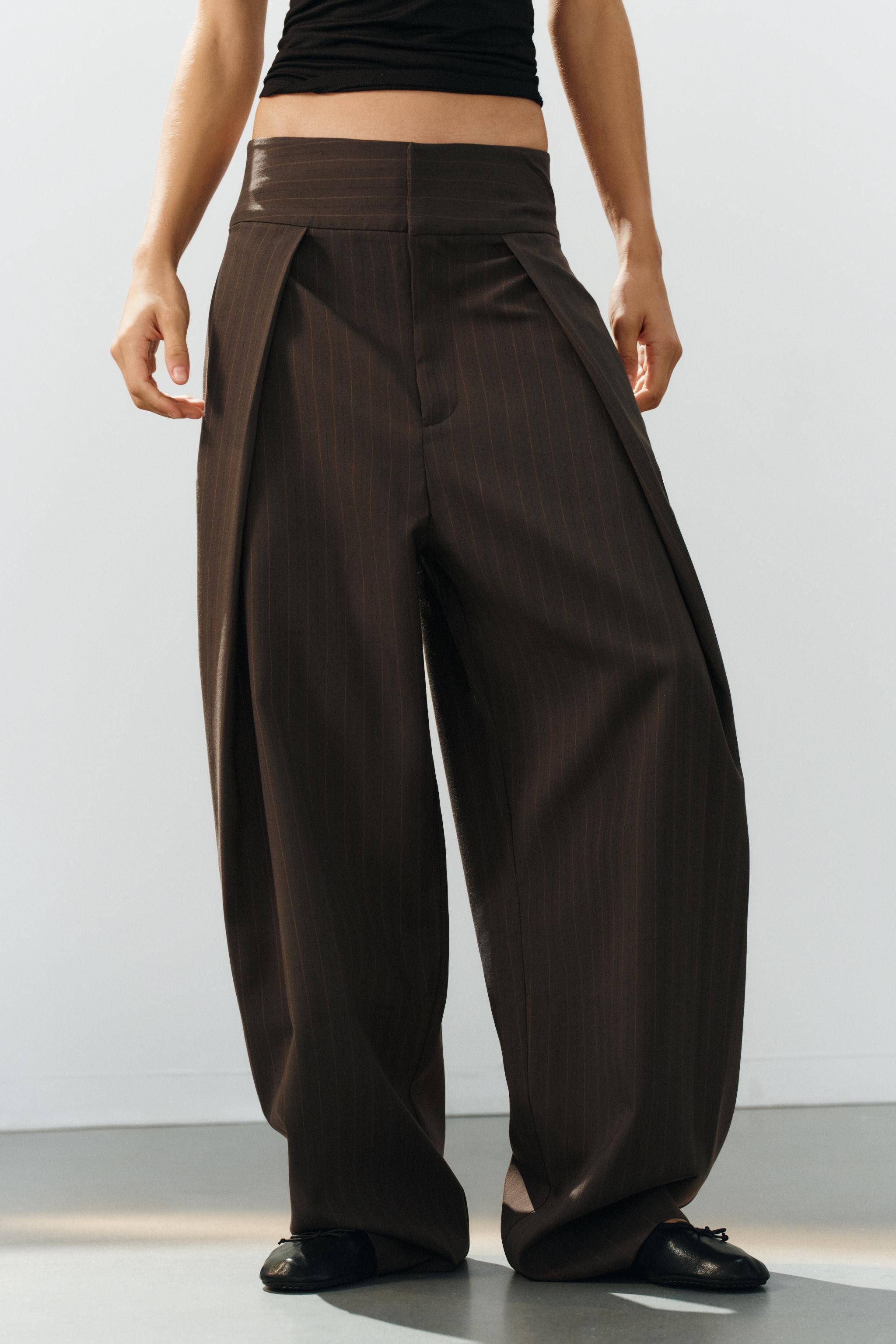 PLEATED BALLOON PANTS | Zara US