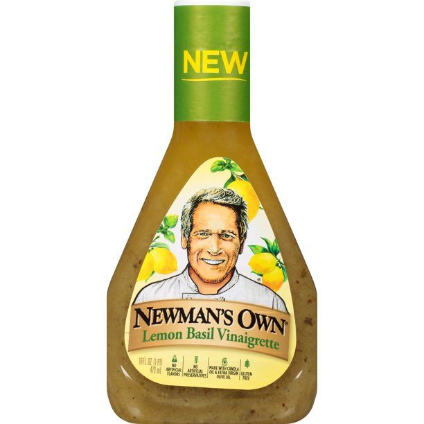 Newman's Own Lemon Basil Italian Dressing - 16fl oz - Walmart.com | Walmart (US)