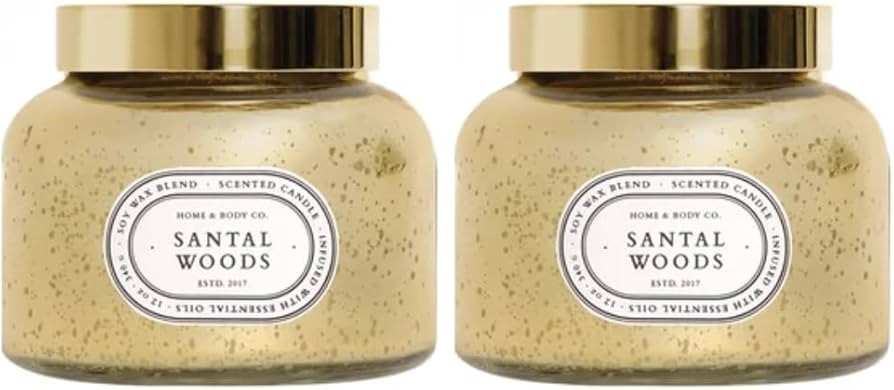 Home&Body Company Scented Candles 12 OZ Fragranced Candle, Soy Blend Wax, Infused with Essential ... | Amazon (US)