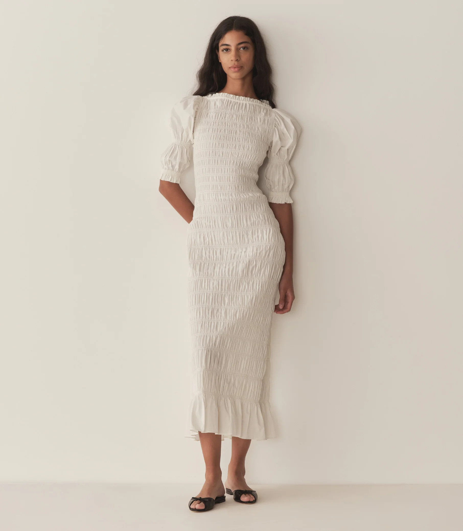 Raquella Dress - Salt | DÔEN | DOEN