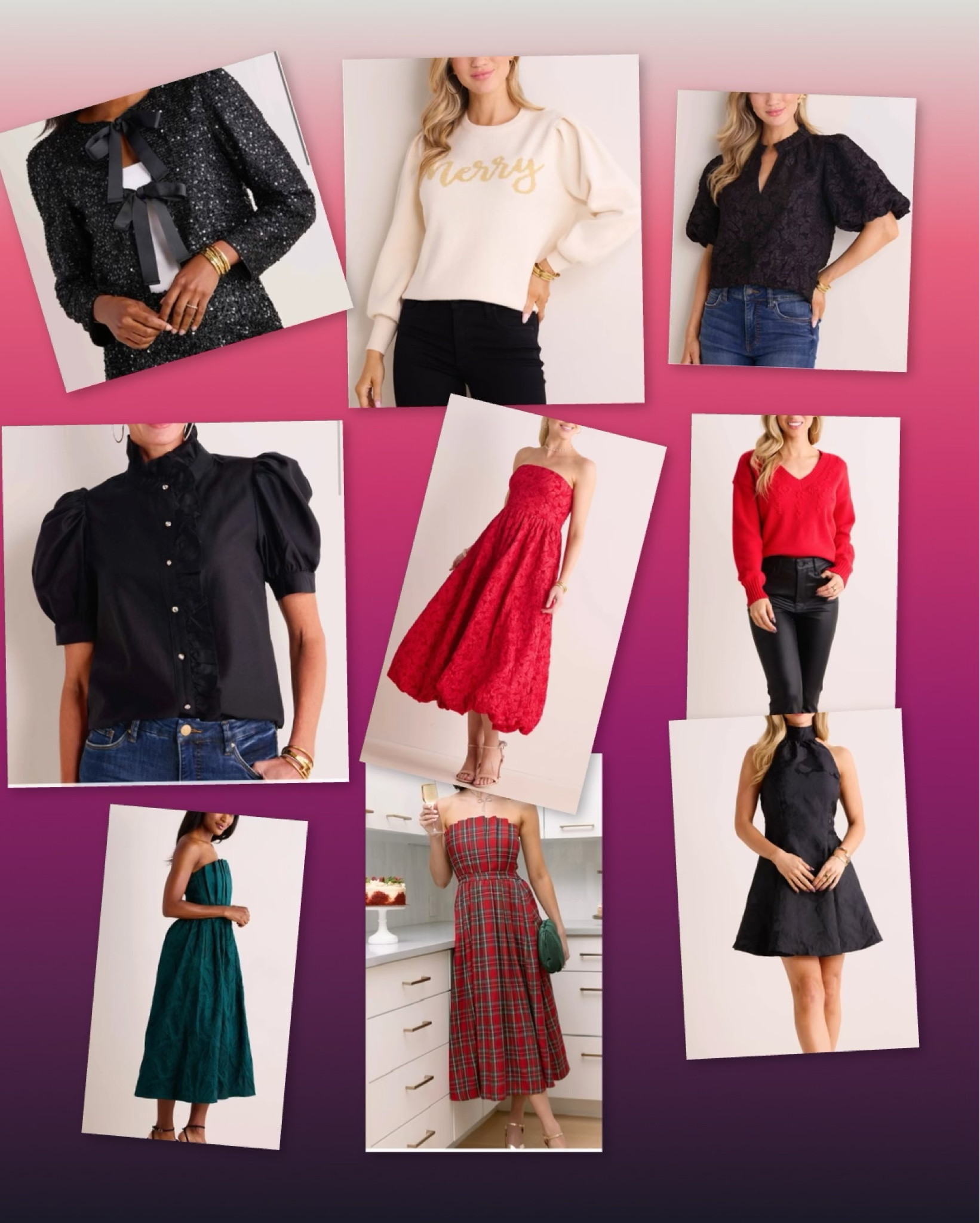 Some of my favorite holiday styles !emerald dress, red dress, holiday dress! Use code tscity15

#LTKStyleTip #LTKOver40 #LTKHoliday