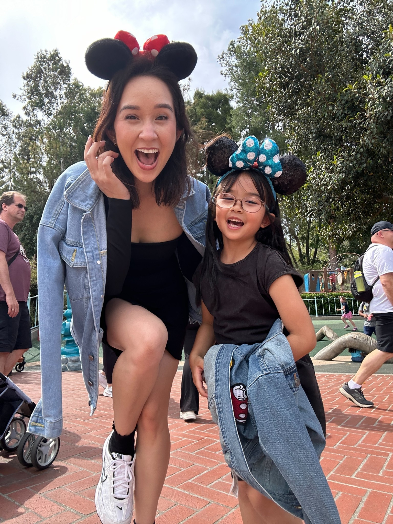 Disney day fit check! 🐭

Wearing a small in the oversized jean jacket & a medium in the black dress!

Isla jacket is from Disney store.. but out of season & stock now. But found a resell one on Poshmark! Otherwise, linked a similar current version.. that’s on sale!

#LTKFamily #LTKKids #LTKU