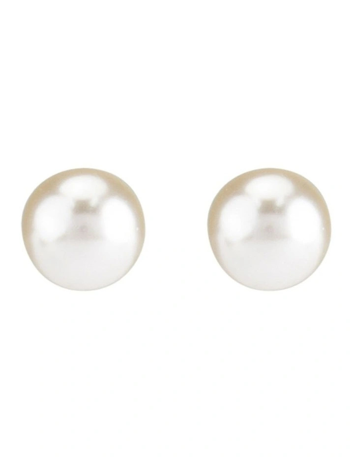 Earrings 8mm in Pearl | Myer