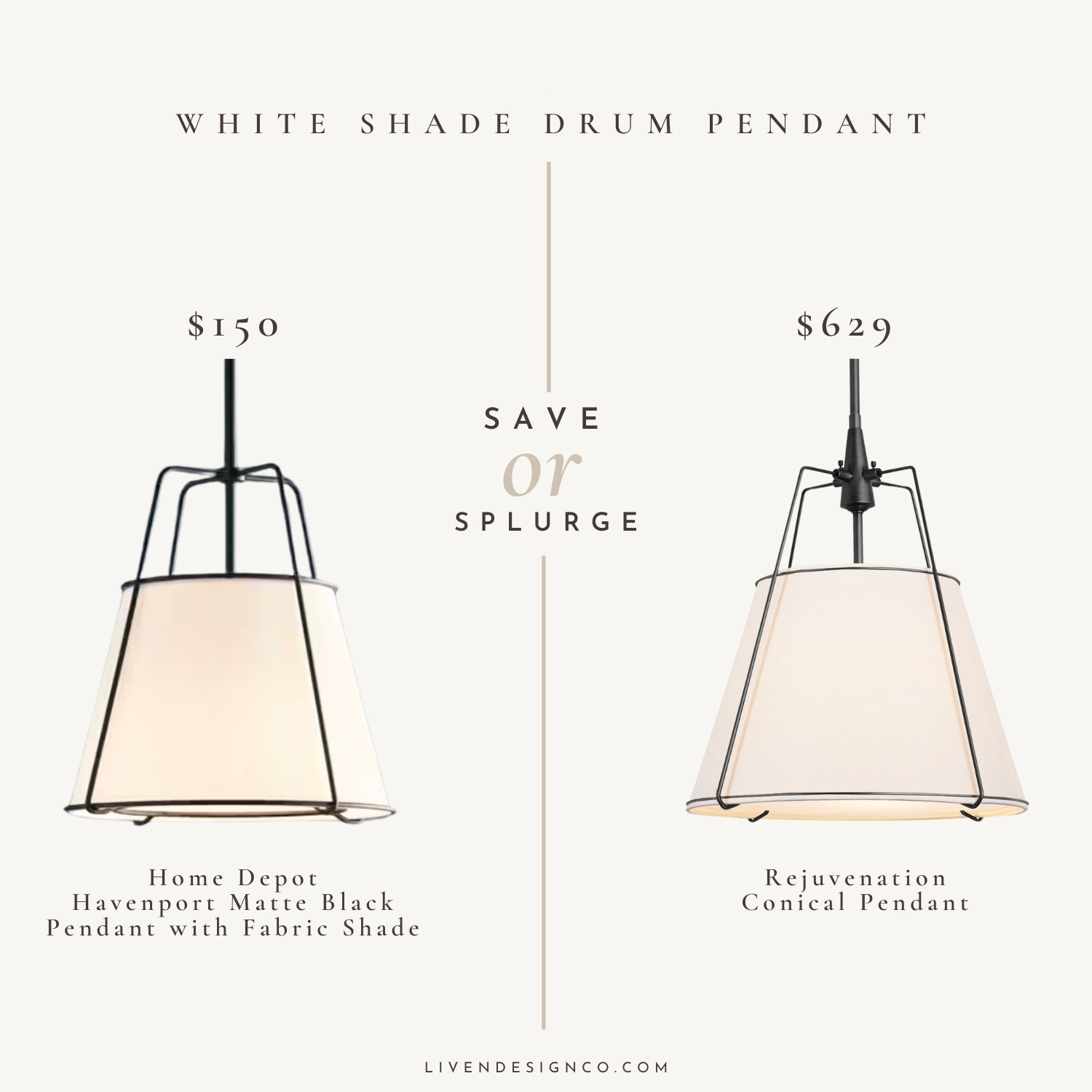 White shade drum pendant 

#LTKSeasonal #LTKSaleAlert #LTKHome