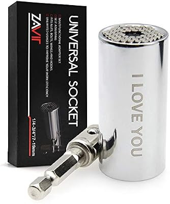 Gifts for Husband Men Him Anniversary,Universal Socket Engraved“I LOVE YOU”,Birthday Cool Gad... | Amazon (US)