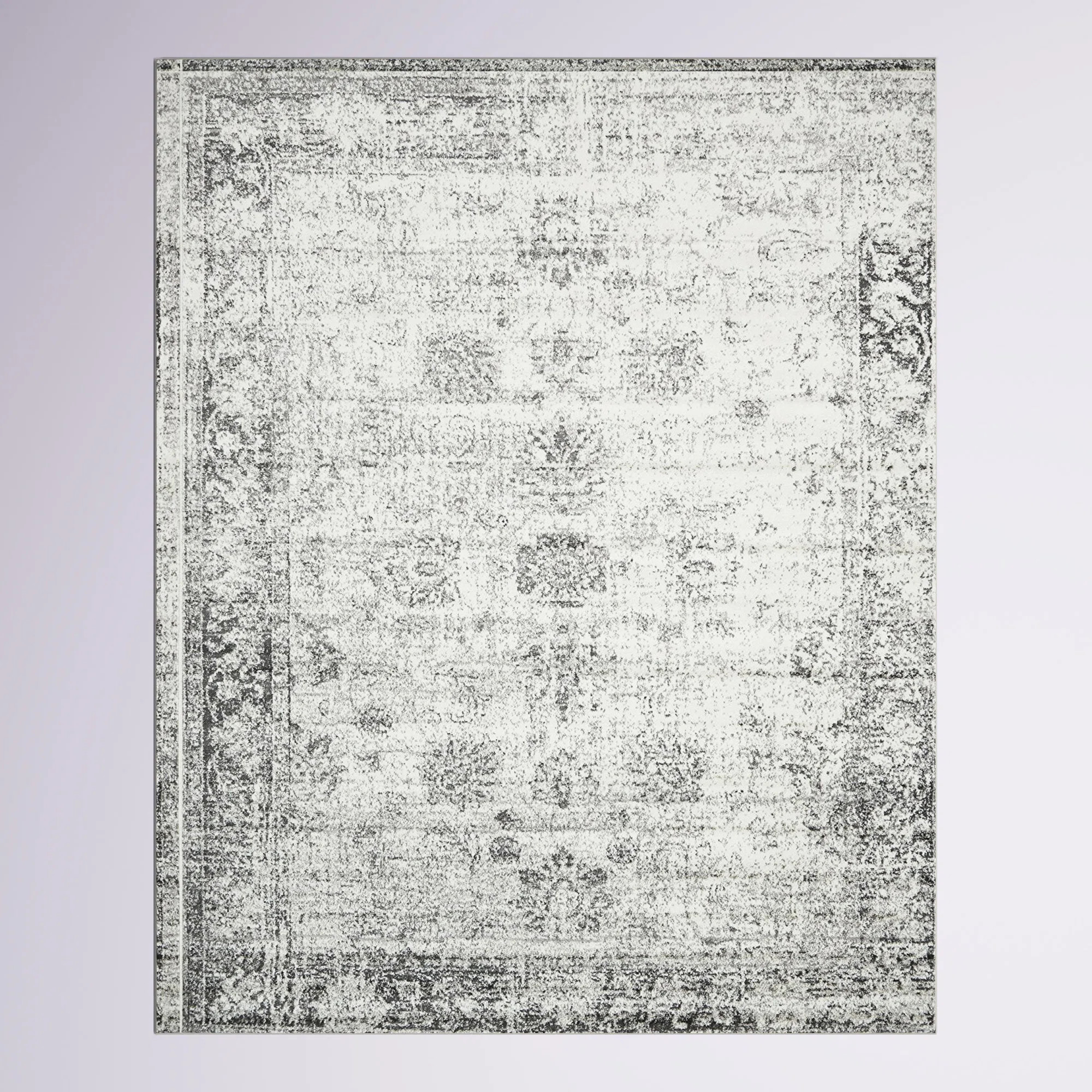 Brandt Floral Gray Area Rug | Wayfair North America