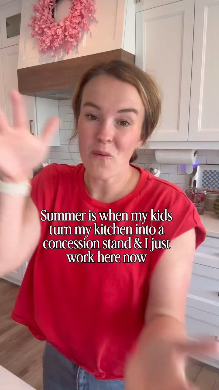 Anyone else feel personally victimized by summer snacking? 🙋🏽‍♀️ 

Wake up. Breakfast. Snack. Snack. Outing. SnackX4. Lunch. Snack. Snack. Snack. Dinner. Snack. Snack 

Snacks make summer go ‘round!

Comment “concession” if you want some for your summer concession stand!