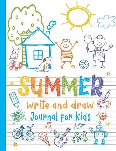 Summer Write and Draw Journal For Kids: Primary Composition Creative Story Notebook with Drawing ... | Amazon (US)