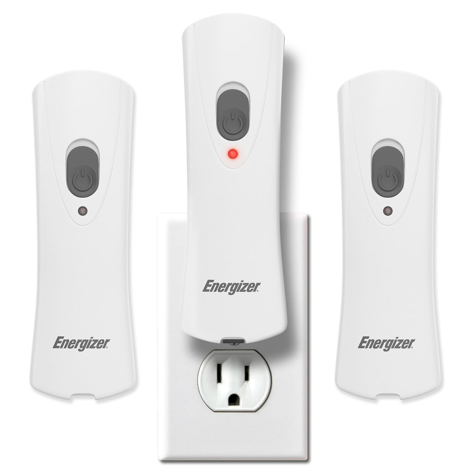 Energizer Auto-On LED Flashlights Rechargeable (3-Pack) for Home Power Failure, Plug in LED Flash... | Amazon (US)