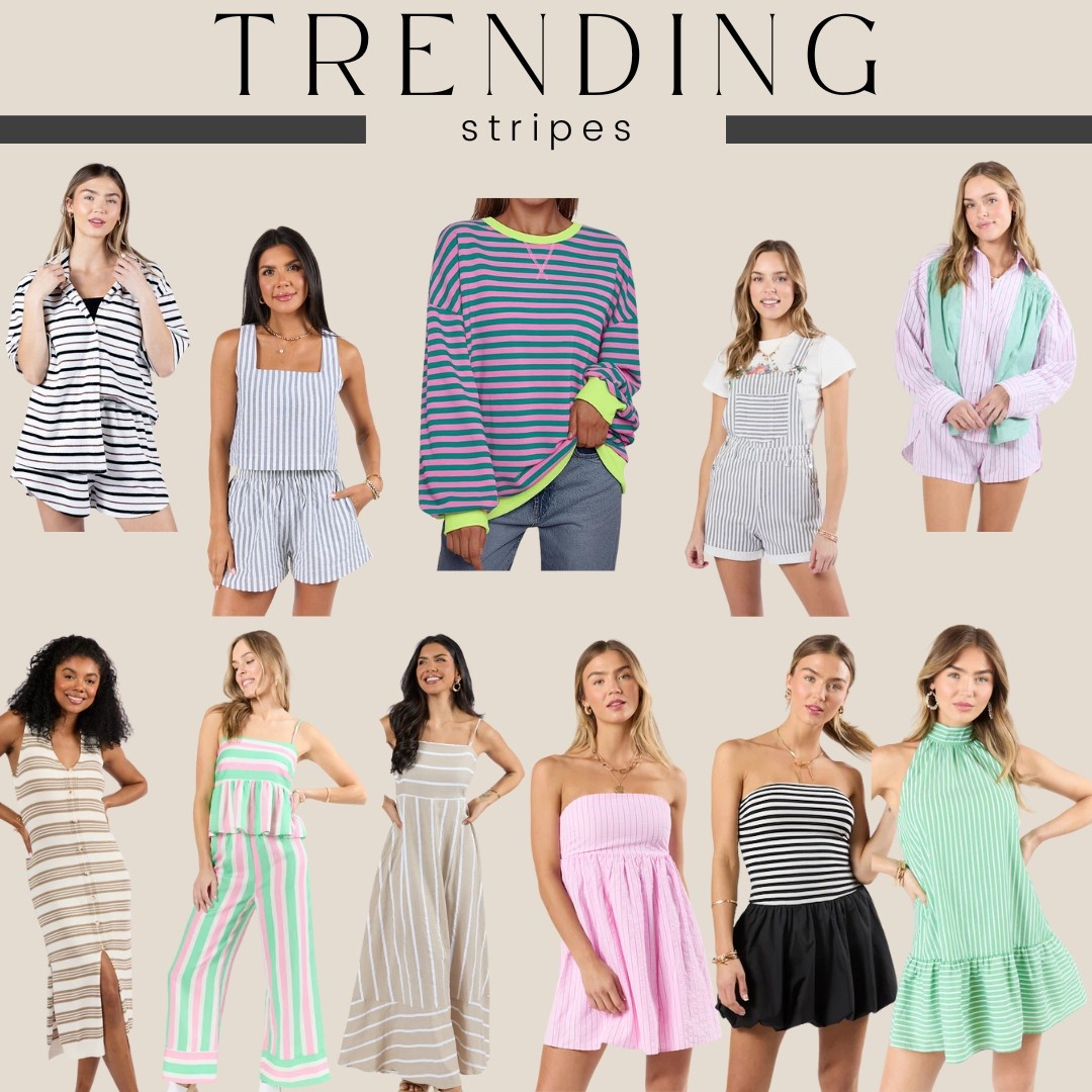 Spring trends. Stripes. 

#LTKFindsUnder100 #LTKStyleTip #LTKSeasonal