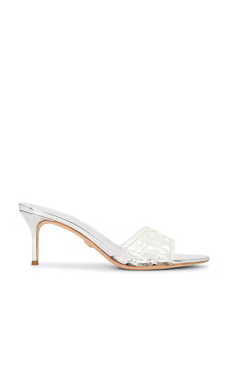 Veronica Beard Tia Jelly Heel in Metallic Silver, grey. - size 6 | Revolve Clothing (Global)